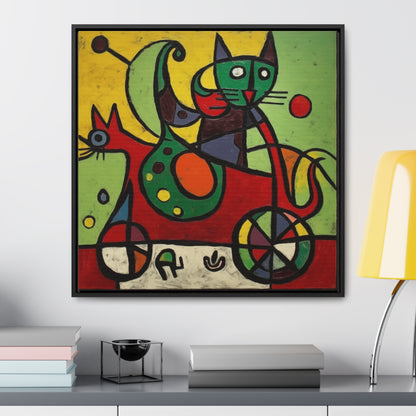 Cat 149, Gallery Canvas Wraps, Square Frame