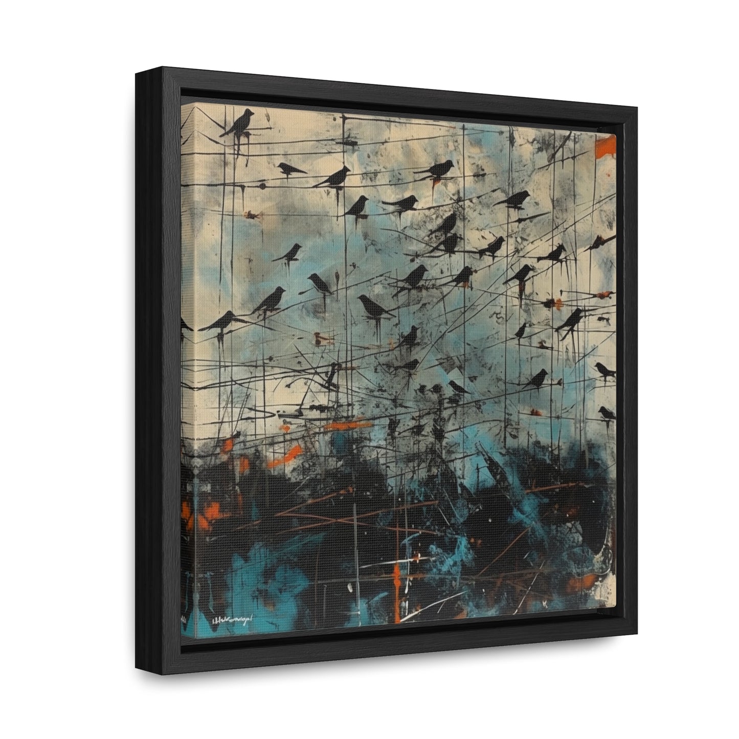 Bird 11, Gallery Canvas Wraps, Square Frame