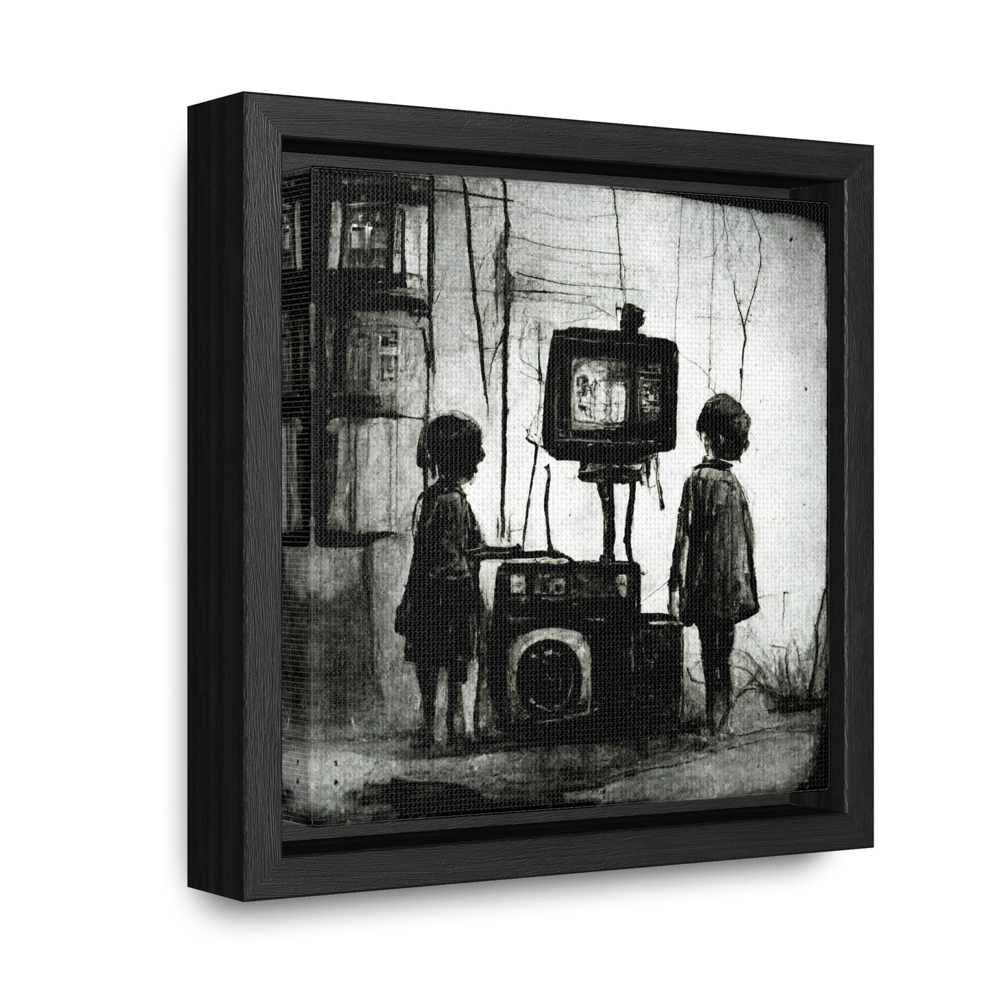 Childhood Wave, Valentinii, Gallery Canvas Wraps, Square Frame