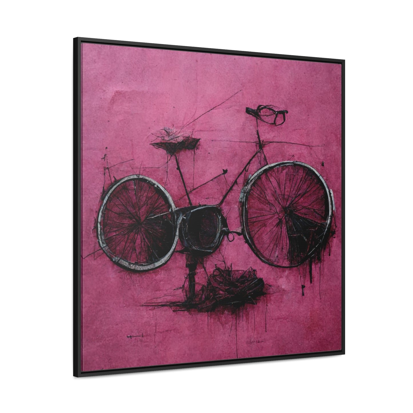 Bicycle 4, Valentinii, Gallery Canvas Wraps, Square Frame