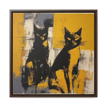 Cat 10, Gallery Canvas Wraps, Square Frame