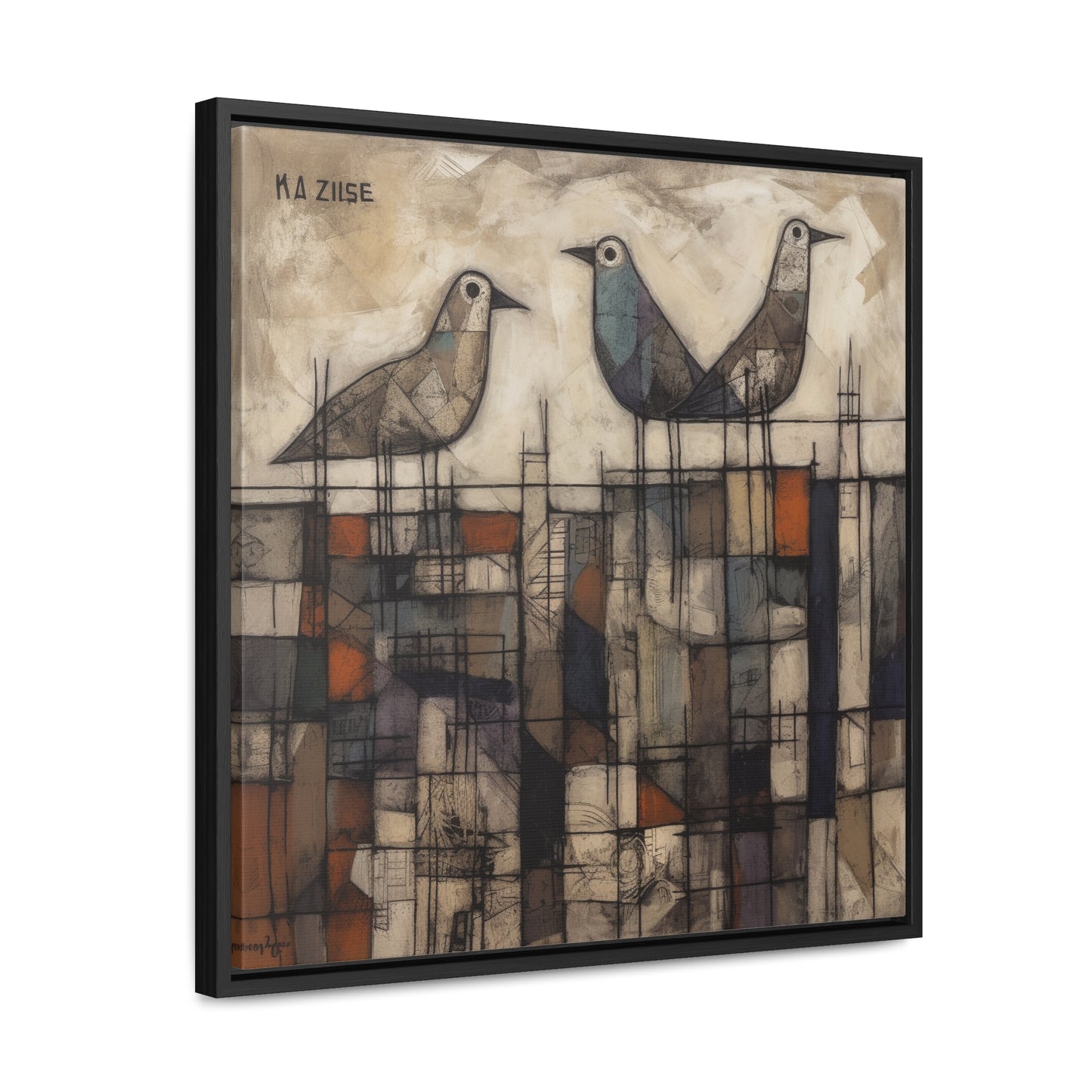 Bird 25, Gallery Canvas Wraps, Square Frame