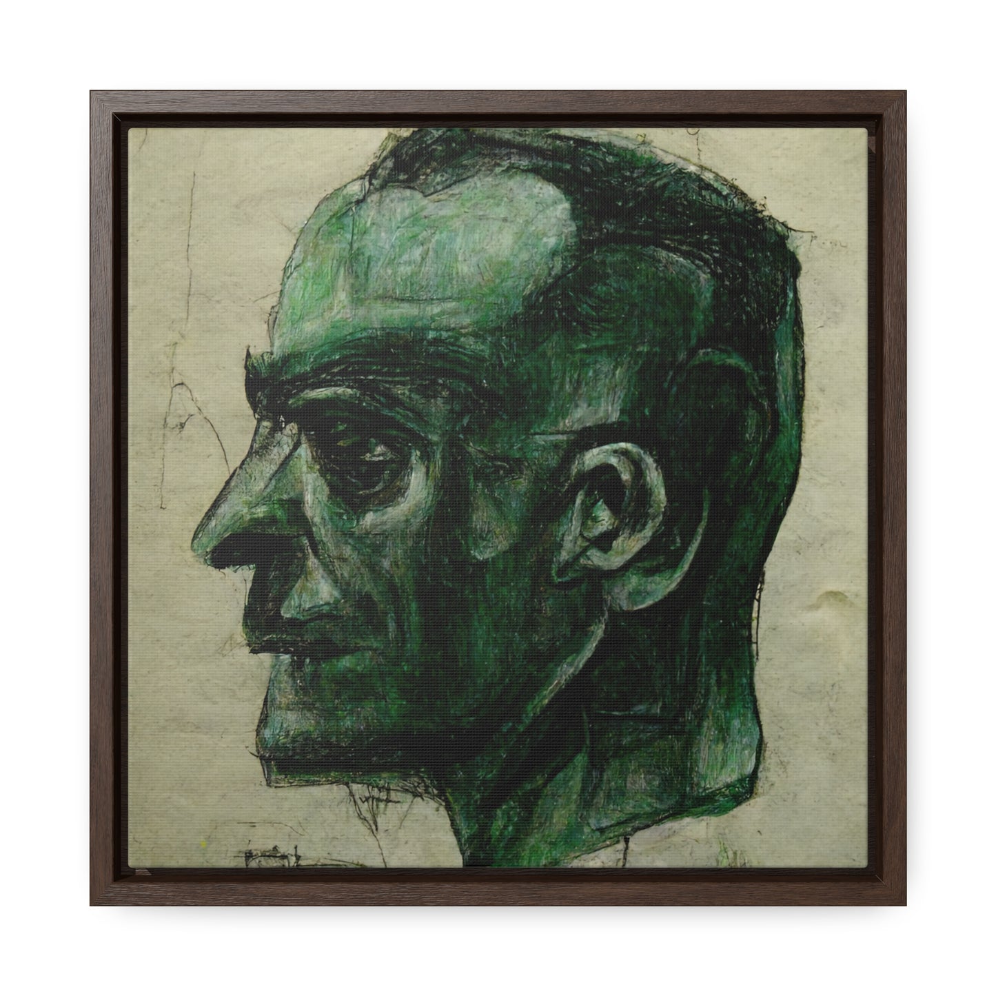 Heads 11, Valentinii, Gallery Canvas Wraps, Square Frame