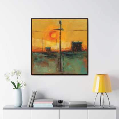 Land of the Sun 55, Valentinii, Gallery Canvas Wraps, Square Frame