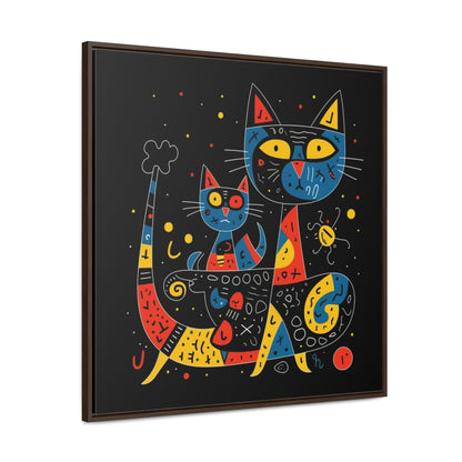 Cat 122, Gallery Canvas Wraps, Square Frame