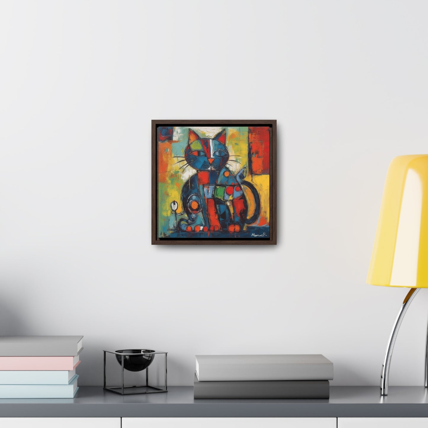 Cat 70, Gallery Canvas Wraps, Square Frame