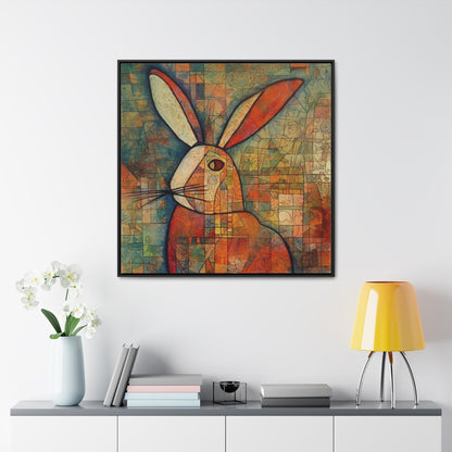 Rabbit 5, Gallery Canvas Wraps, Square Frame