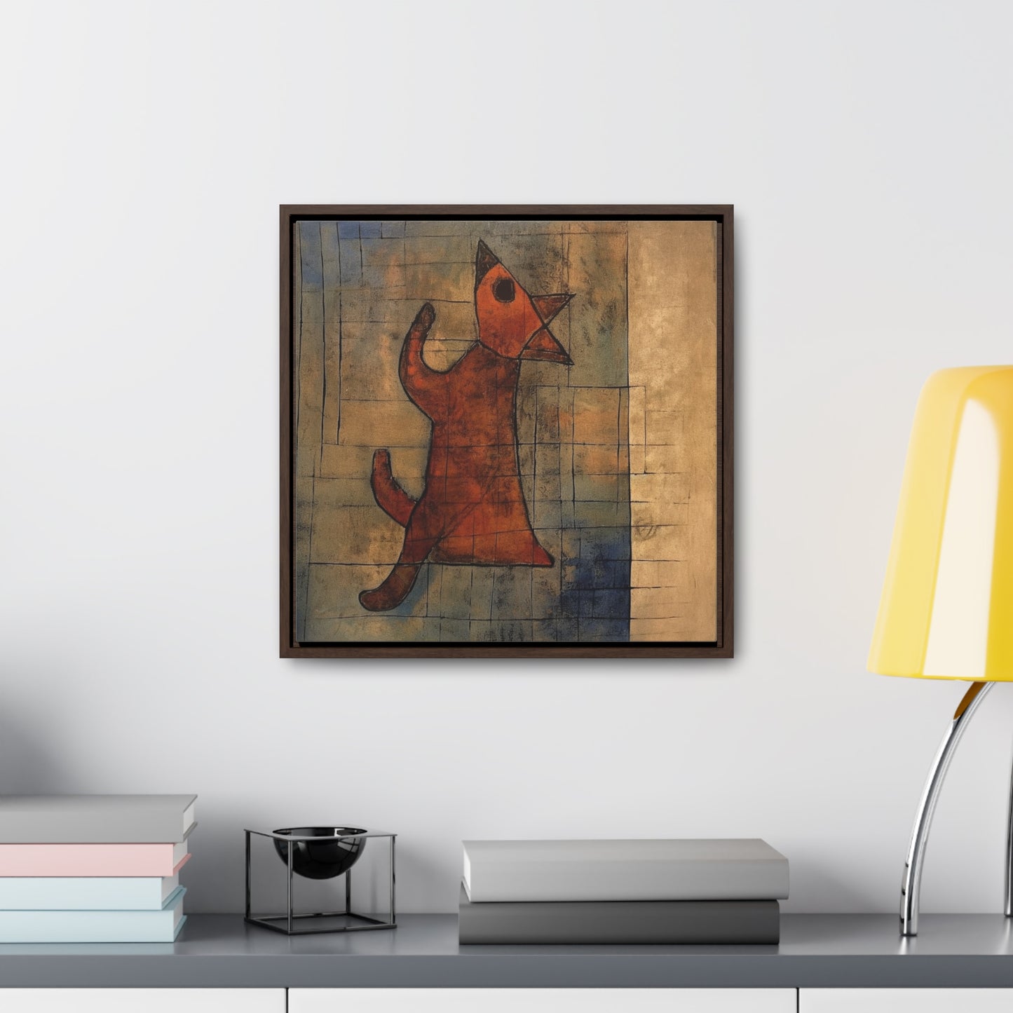 V Dog 3, Gallery Canvas Wraps, Square Frame