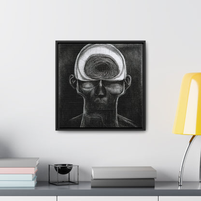 Brain 19, Valentinii, Gallery Canvas Wraps, Square Frame