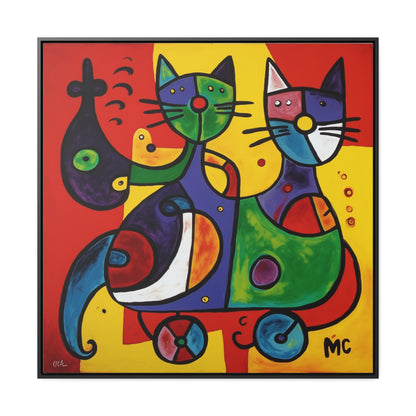 Cat 151, Gallery Canvas Wraps, Square Frame