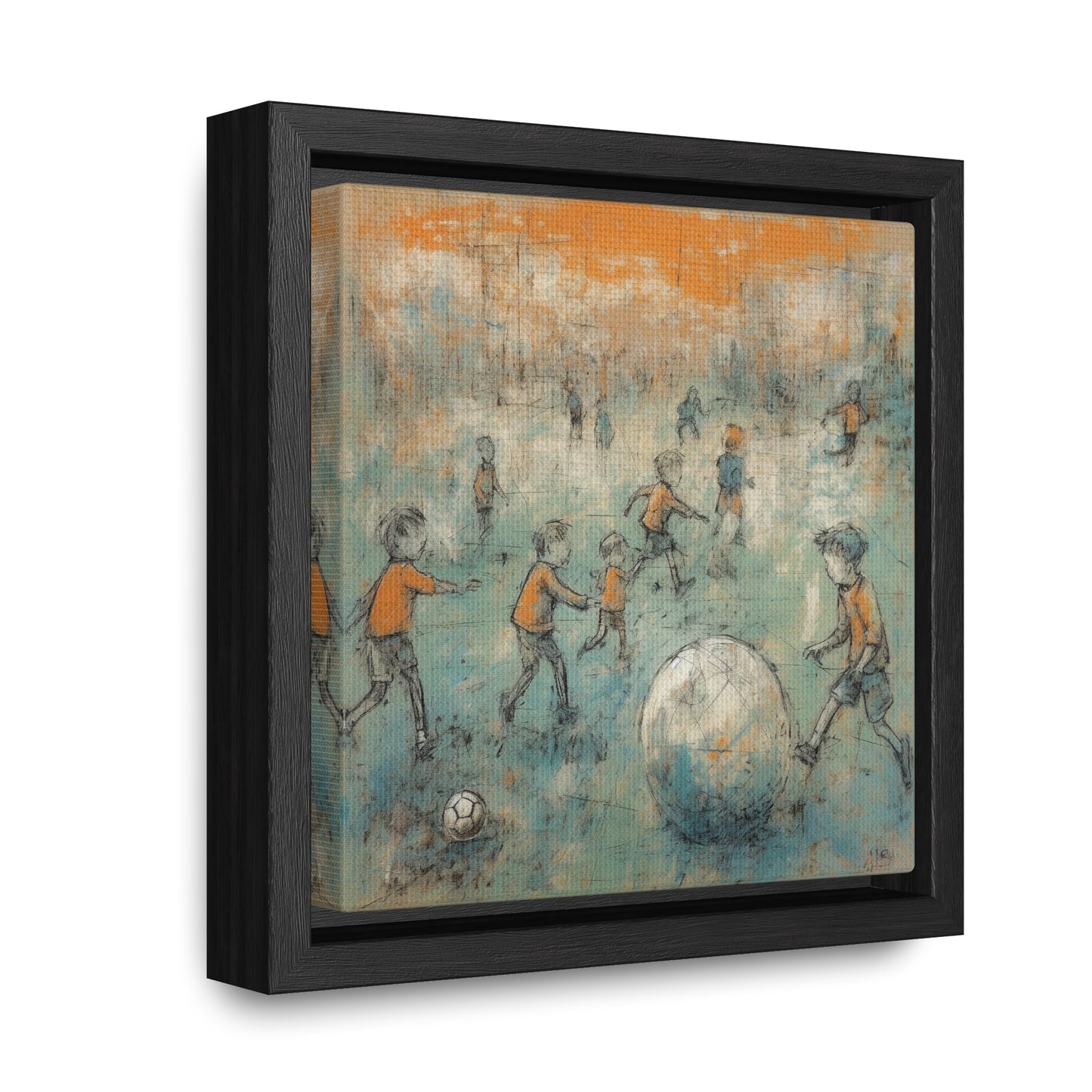 Childhood 34, Gallery Canvas Wraps, Square Frame