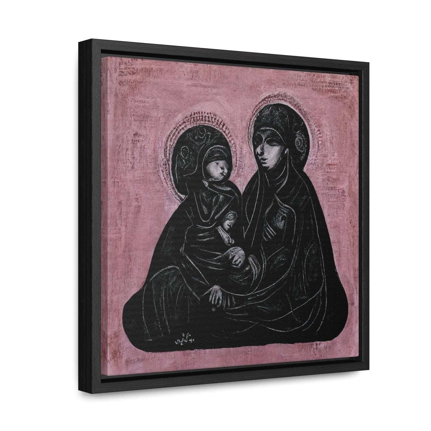 Mary and the Child 7, Valentinii, Gallery Canvas Wraps, Square Frame