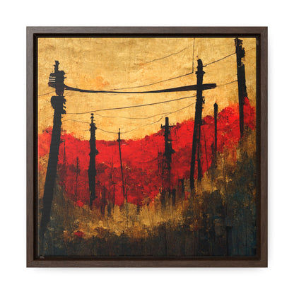 Land of the Sun 18, Valentinii, Gallery Canvas Wraps, Square Frame