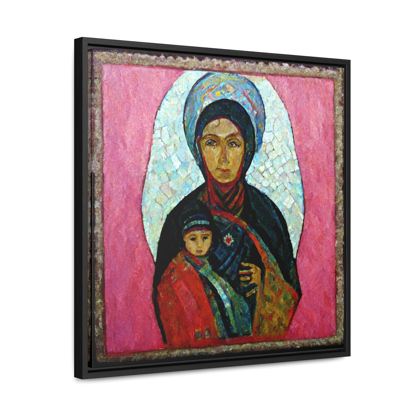 Mary and the Child 11, Valentinii, Gallery Canvas Wraps, Square Frame