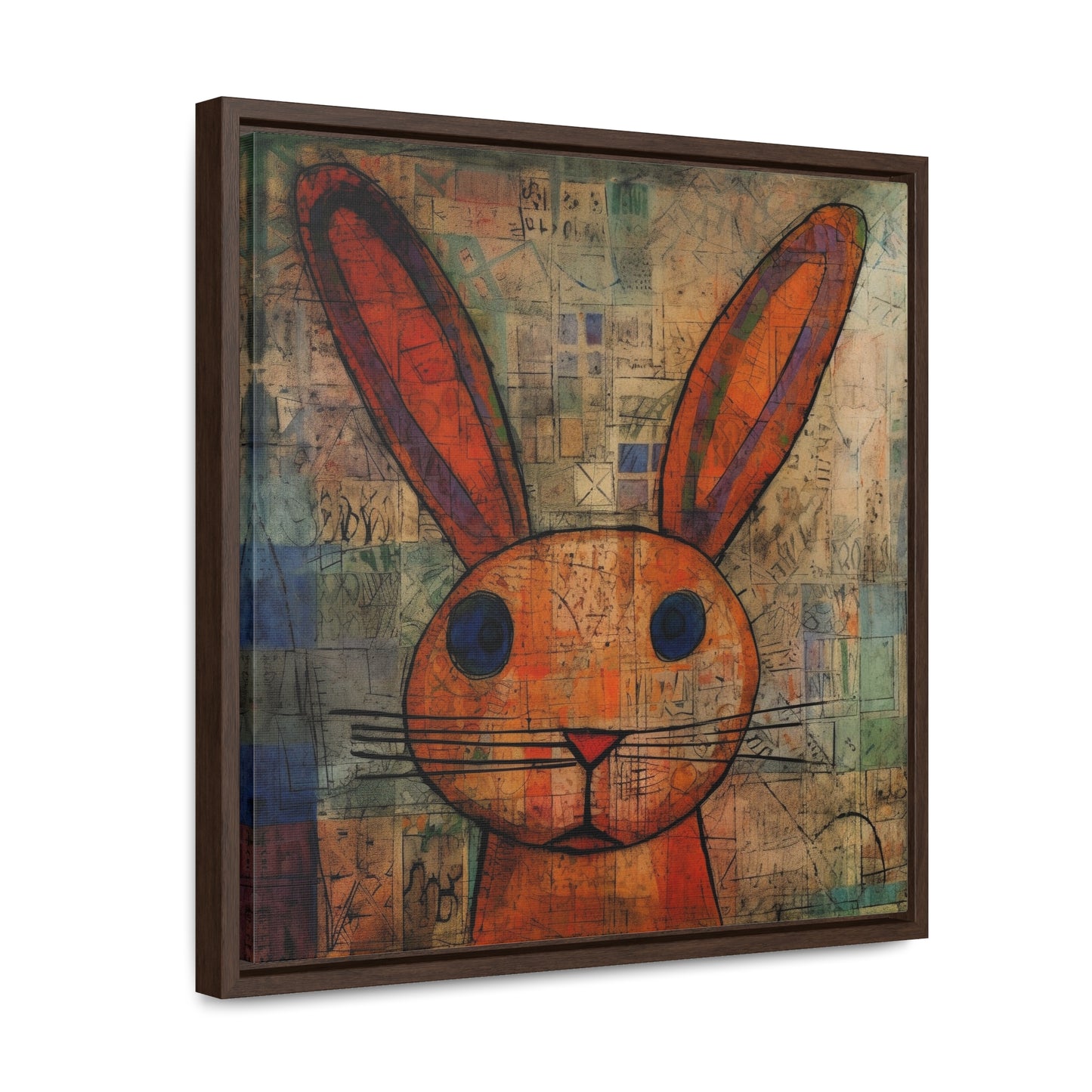 Rabbit 12, Gallery Canvas Wraps, Square Frame