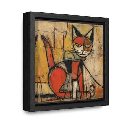 Cat 55, Gallery Canvas Wraps, Square Frame