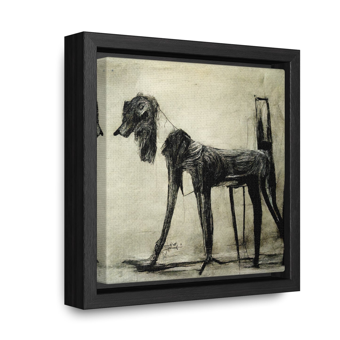 Dogs and Puppies 19, Valentinii, Gallery Canvas Wraps, Square Frame