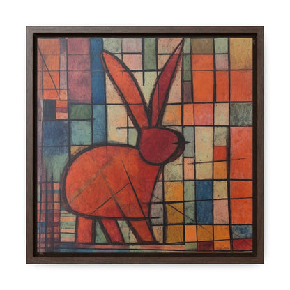 Rabbit 38, Gallery Canvas Wraps, Square Frame