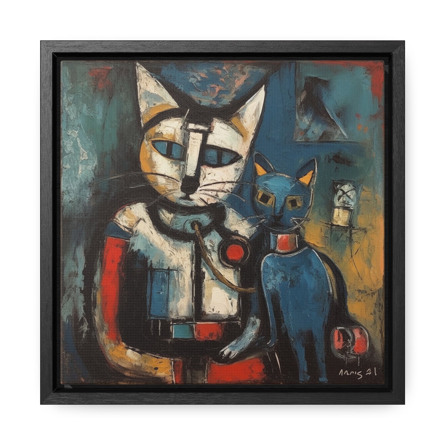 Cat 31, Gallery Canvas Wraps, Square Frame