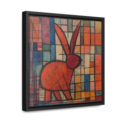 Rabbit 38, Gallery Canvas Wraps, Square Frame