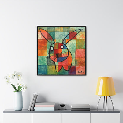 Rabbit 16, Gallery Canvas Wraps, Square Frame