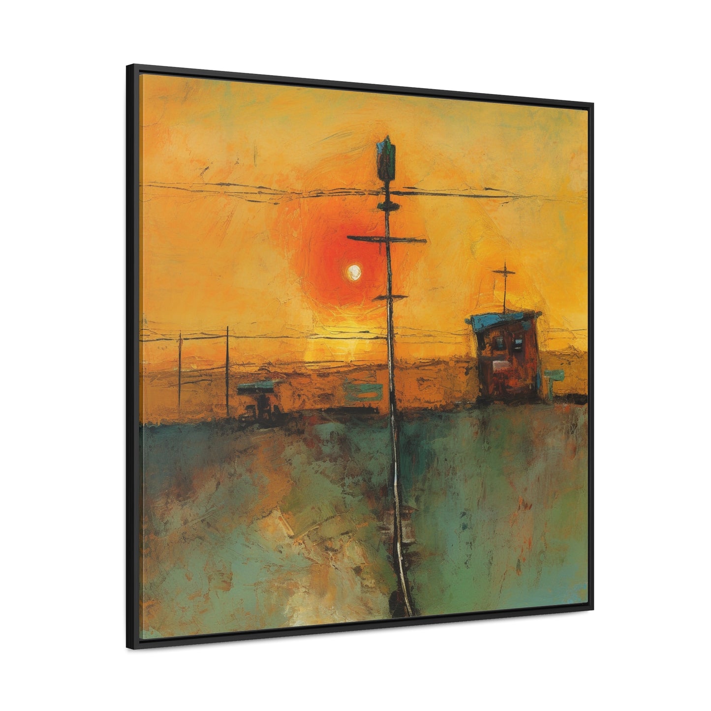 Land of the Sun 56, Valentinii, Gallery Canvas Wraps, Square Frame