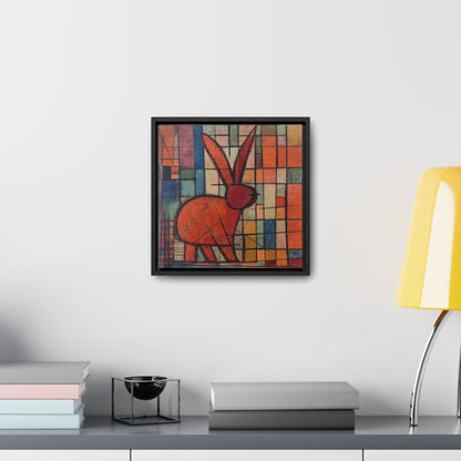 Rabbit 38, Gallery Canvas Wraps, Square Frame