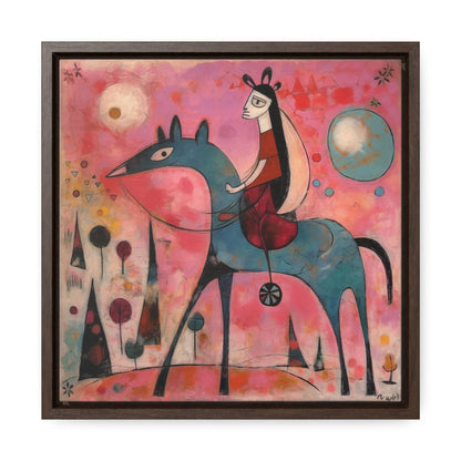 The Dreams of the Child 45, Gallery Canvas Wraps, Square Frame