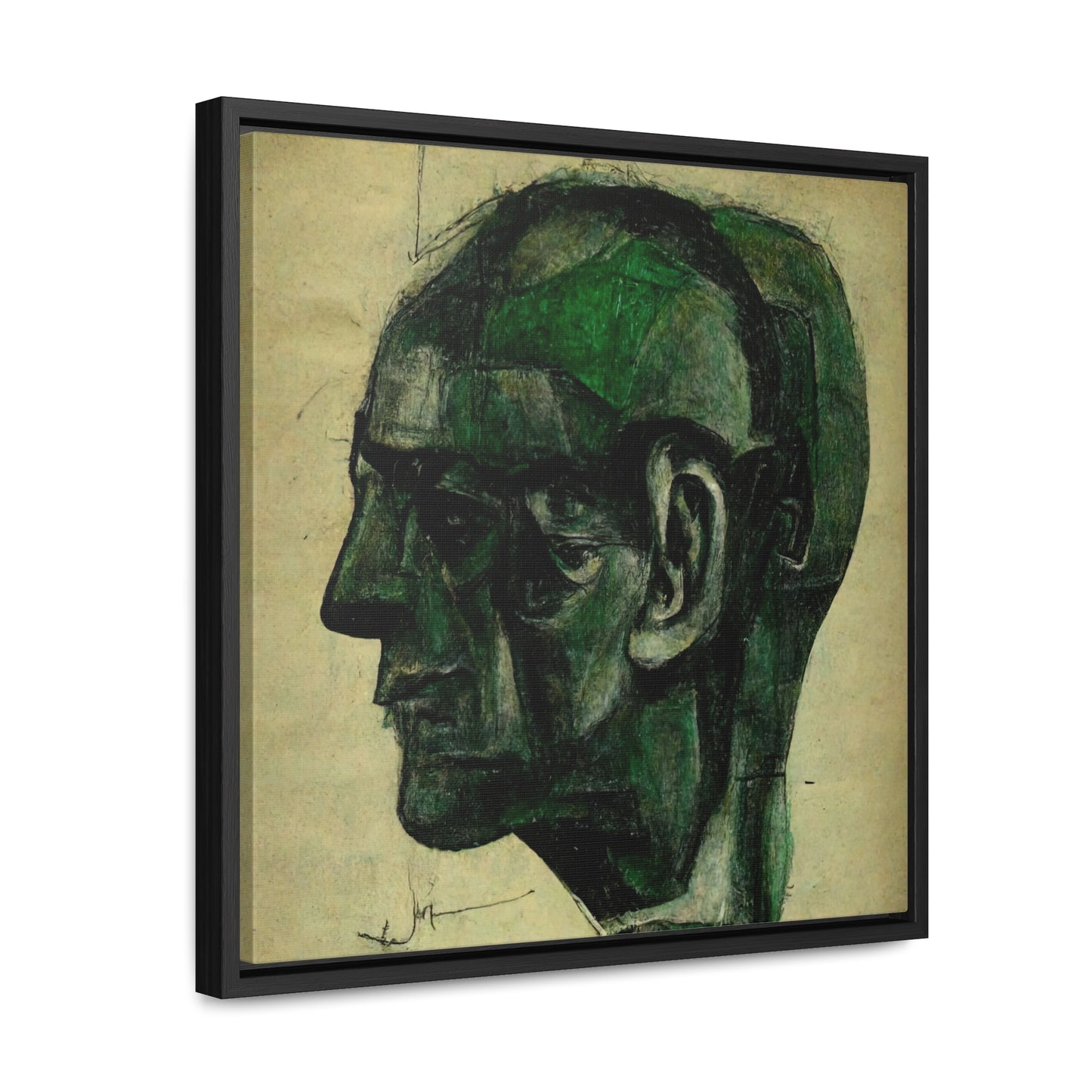 Heads 7, Valentinii, Gallery Canvas Wraps, Square Frame