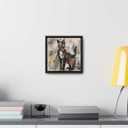 Cat 60, Gallery Canvas Wraps, Square Frame