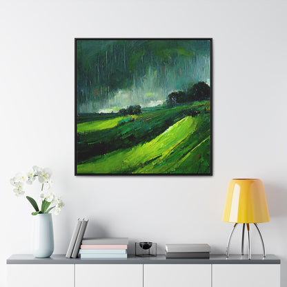 To the Rainy Land 3, Valentinii, Gallery Canvas Wraps, Square Frame