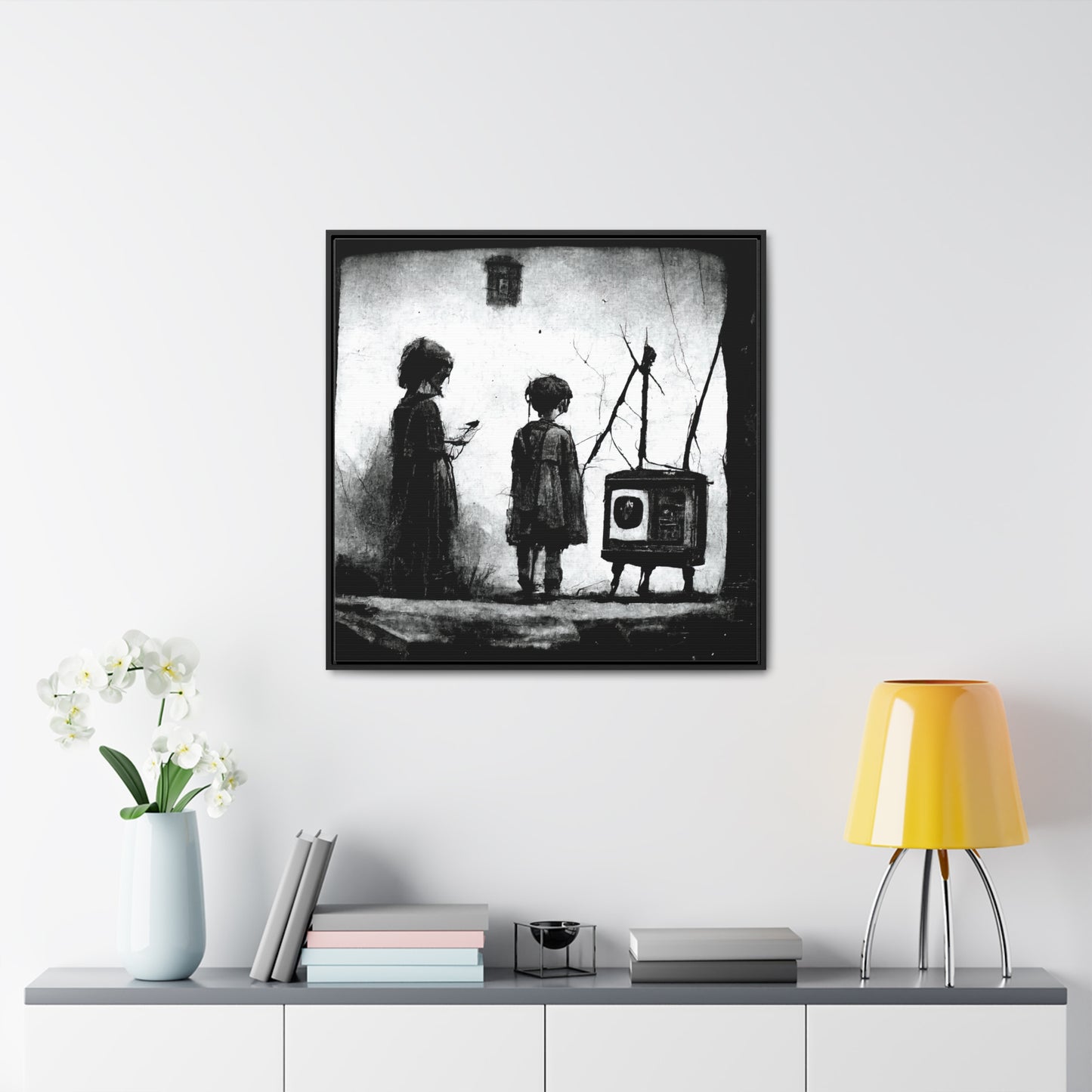 Childhood Wave 4, Valentinii, Gallery Canvas Wraps, Square Frame