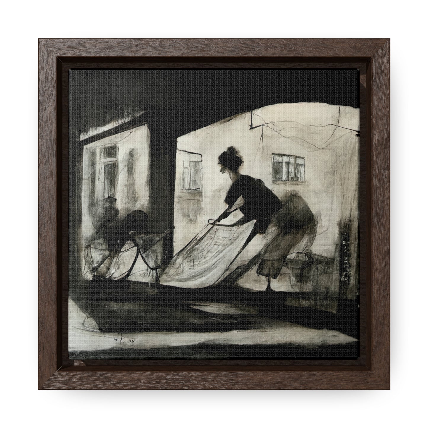 Domestic Memories 27, Valentinii, Gallery Canvas Wraps, Square Frame