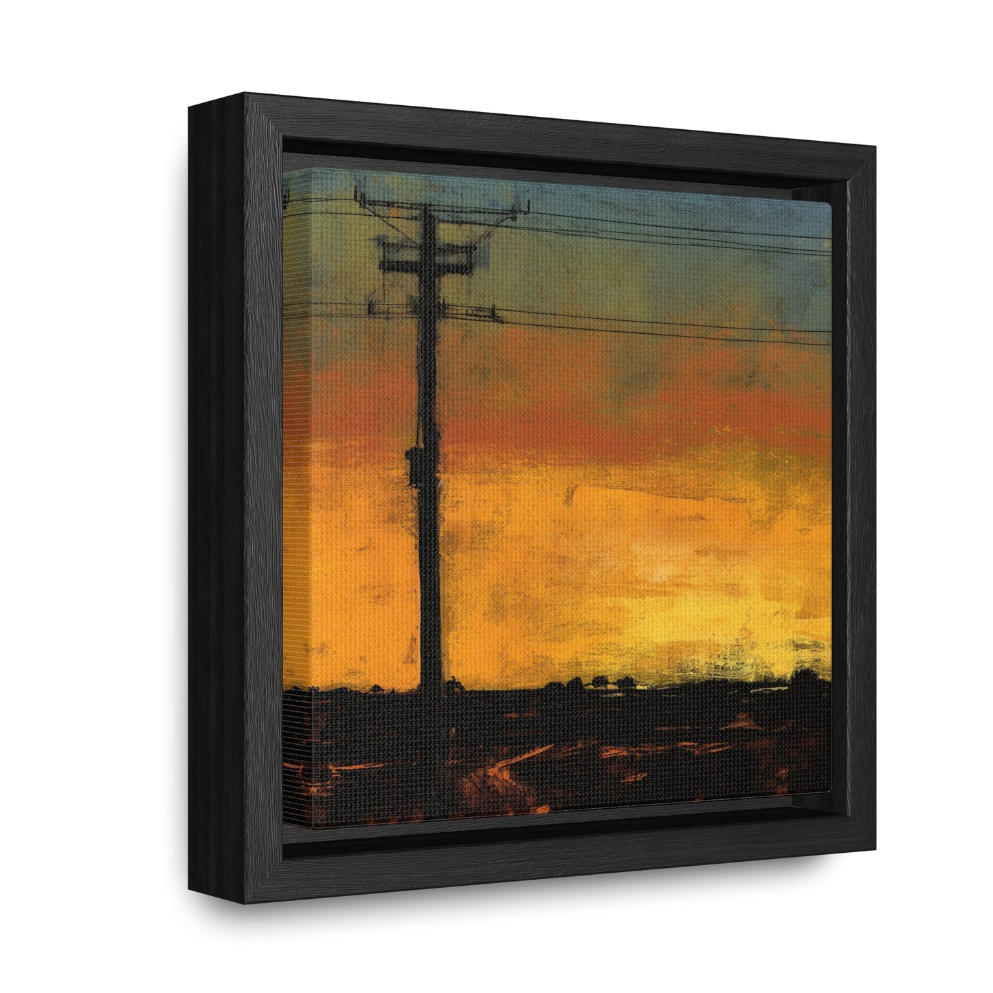 Land of the Sun 84, Valentinii, Gallery Canvas Wraps, Square Frame