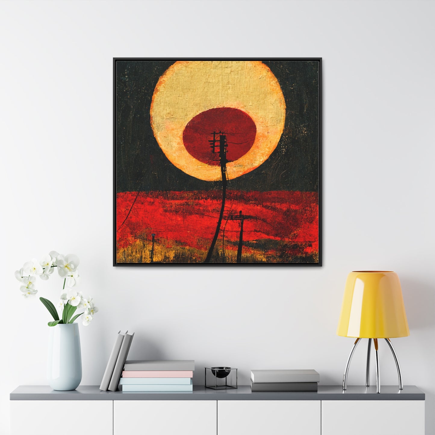 Land of the Sun 27, Valentinii, Gallery Canvas Wraps, Square Frame