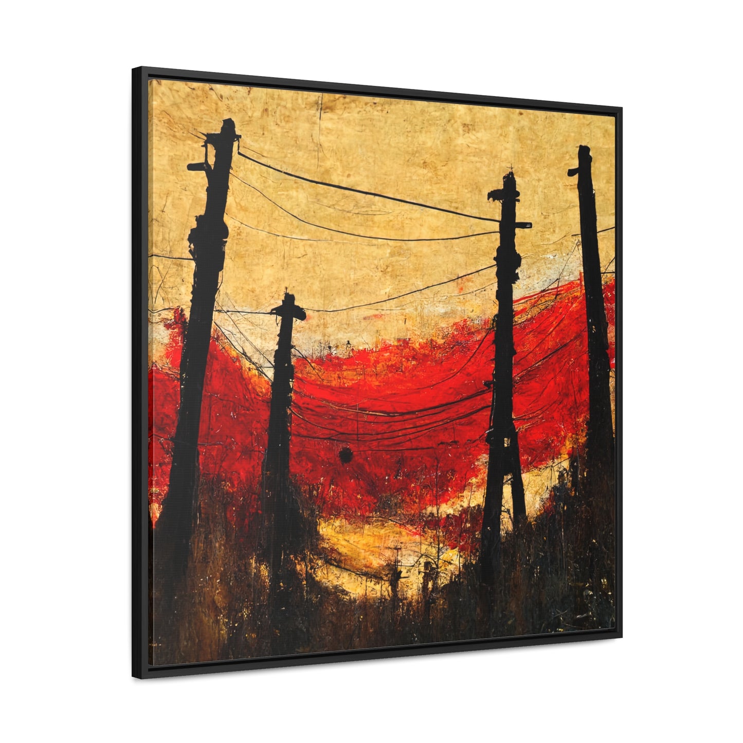 Land of the Sun 22, Valentinii, Gallery Canvas Wraps, Square Frame