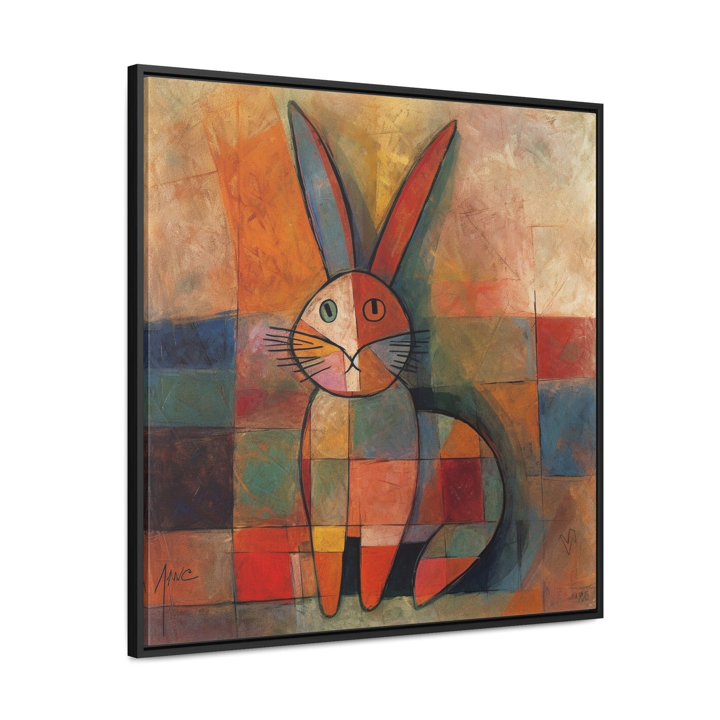 Rabbit 18, Gallery Canvas Wraps, Square Frame