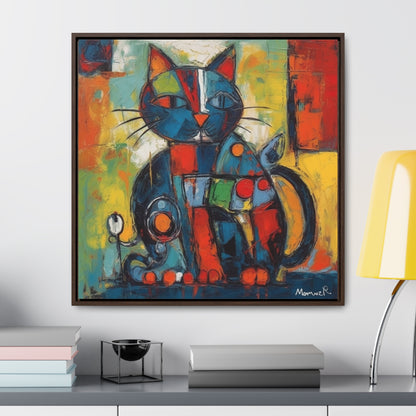 Cat 70, Gallery Canvas Wraps, Square Frame