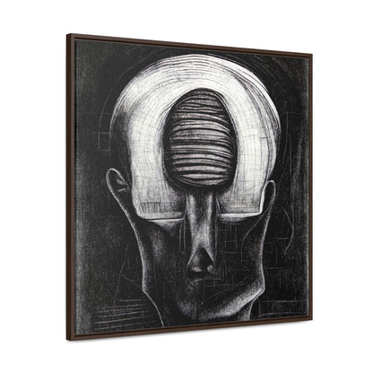 Brain 49, Valentinii, Gallery Canvas Wraps, Square Frame