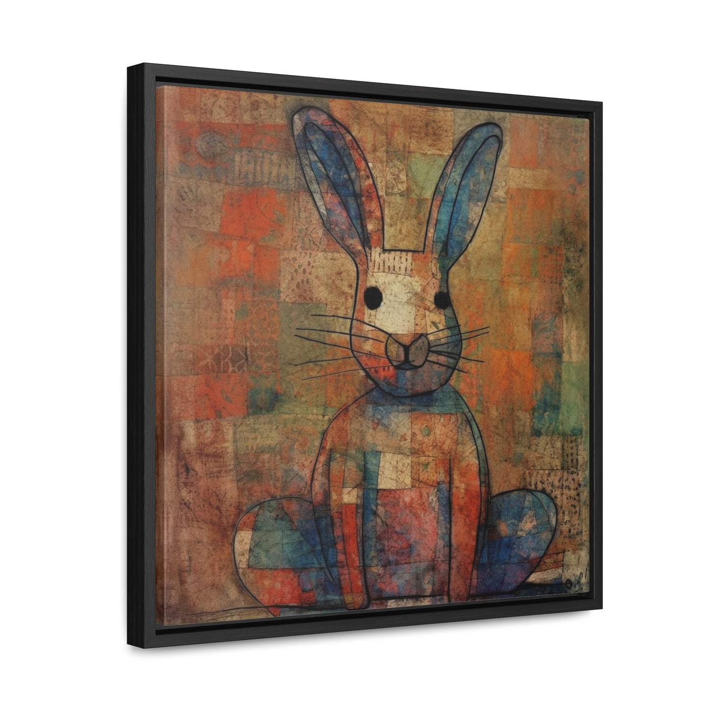 Rabbit 24, Gallery Canvas Wraps, Square Frame