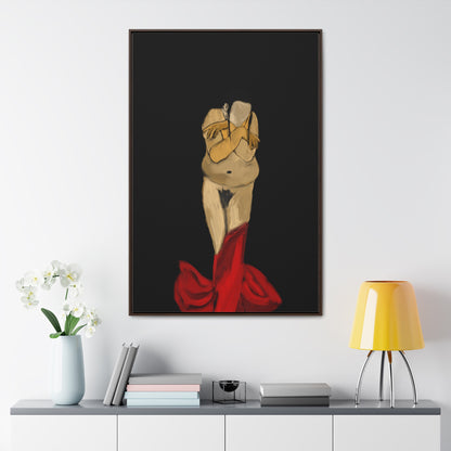 Shame, Original Eduard Pavel, Gallery Canvas Wraps, Vertical Frame