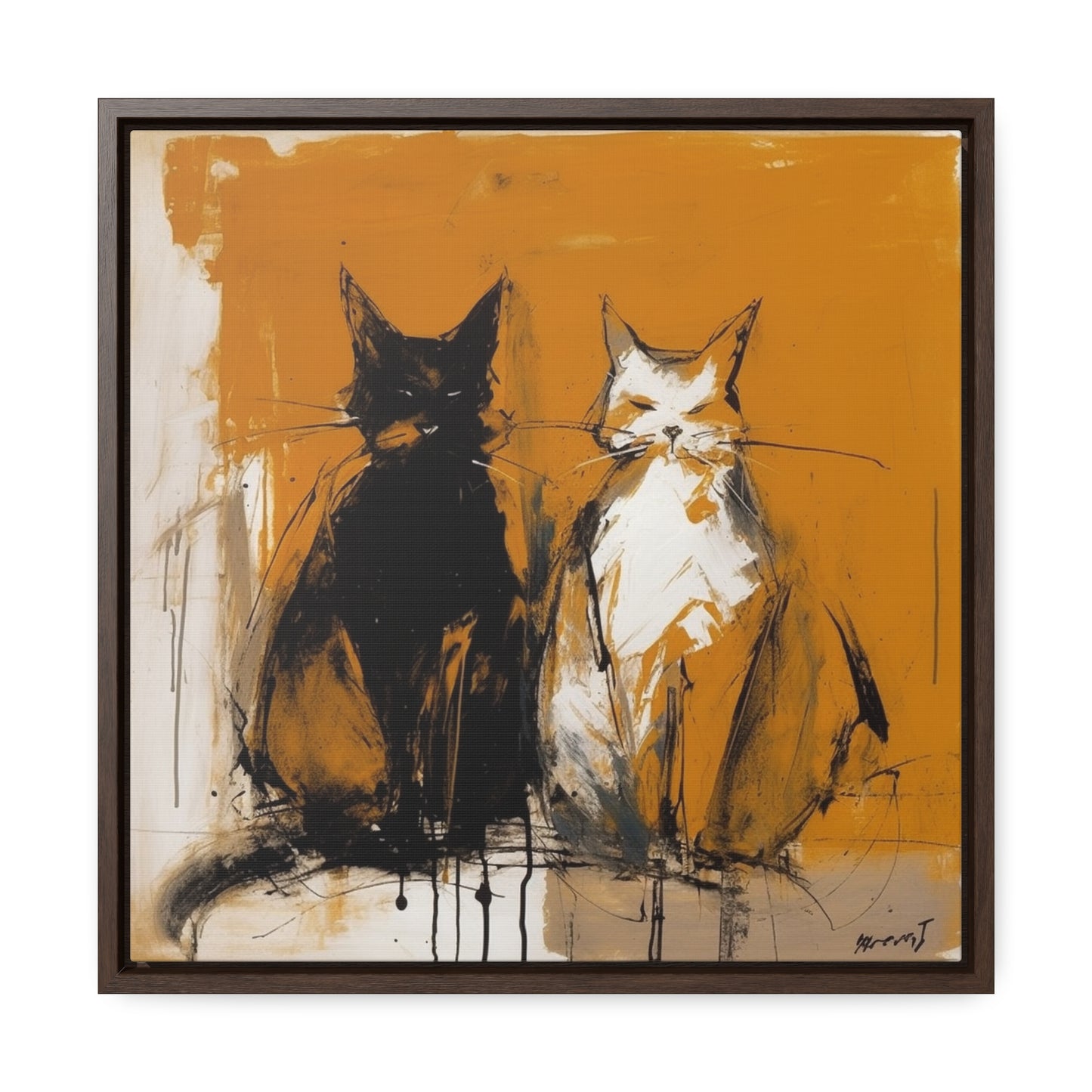 Cat 11, Gallery Canvas Wraps, Square Frame