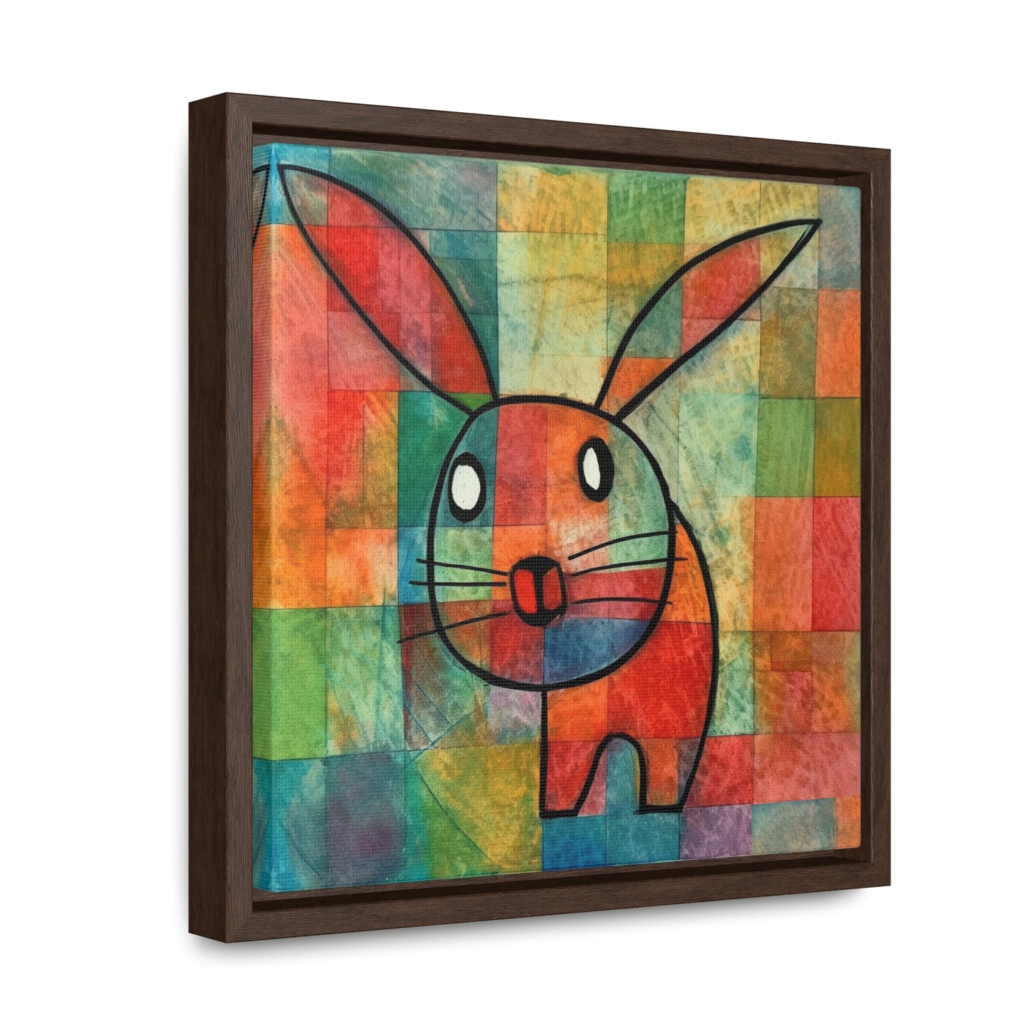 Rabbit 11, Gallery Canvas Wraps, Square Frame