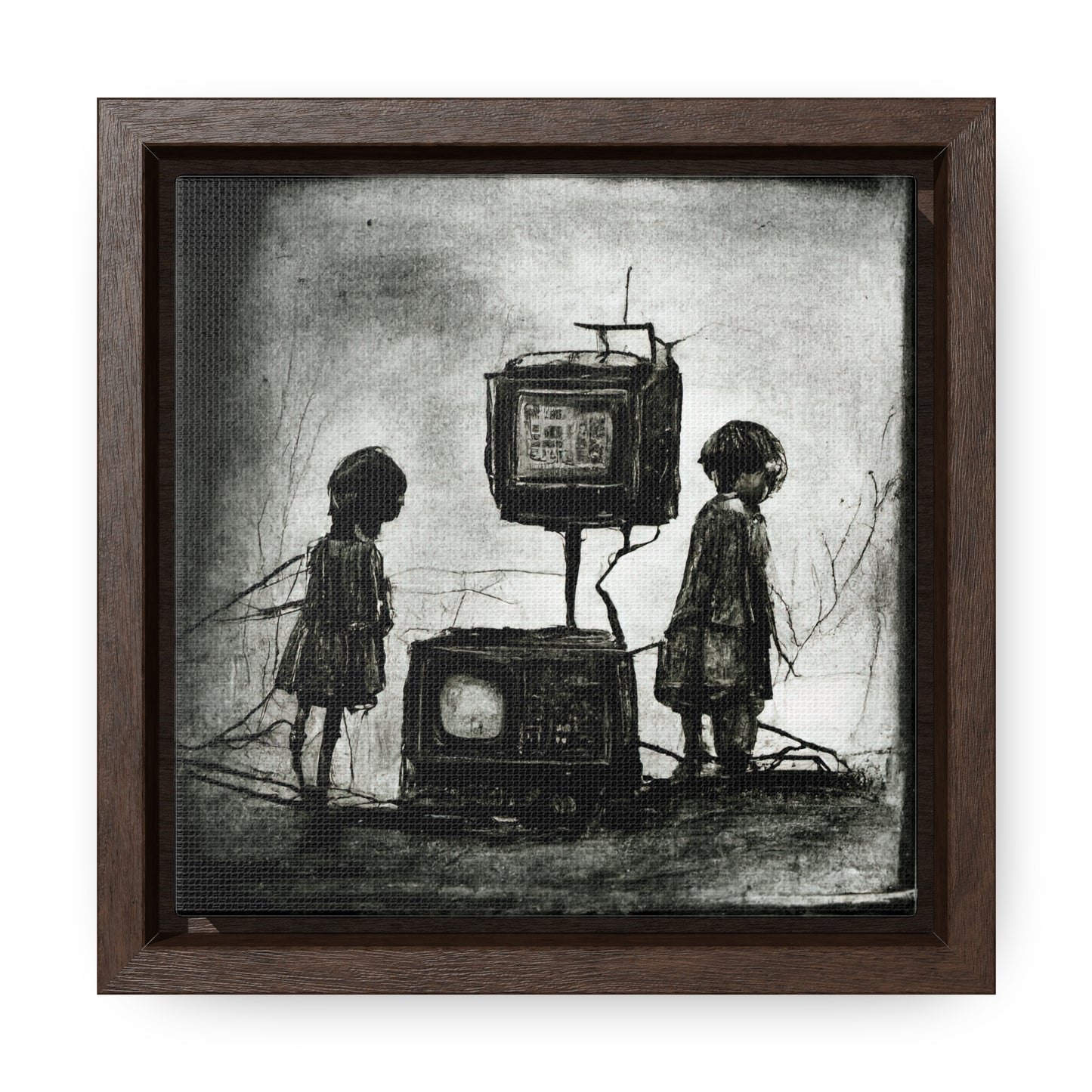 Childhood Wave 8, Valentinii, Gallery Canvas Wraps, Square Frame