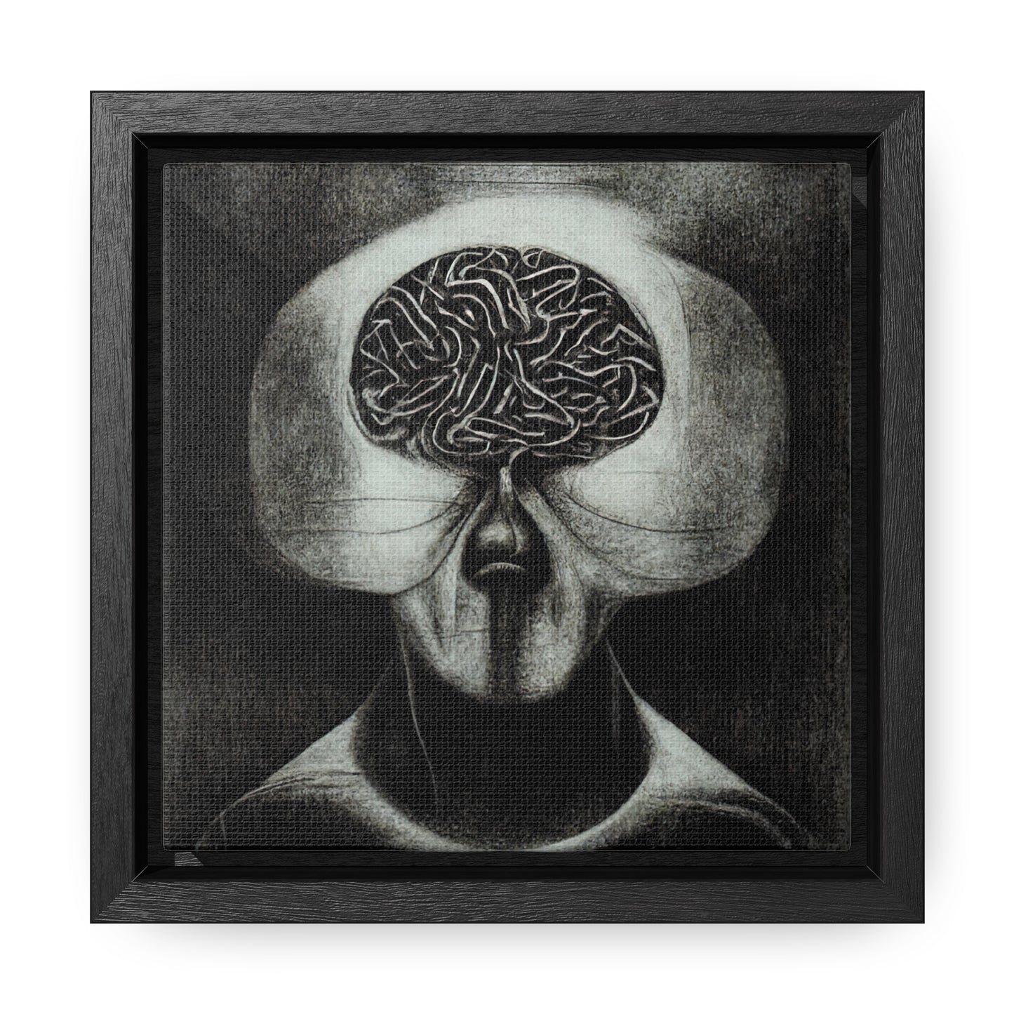 Brain 38, Valentinii, Gallery Canvas Wraps, Square Frame