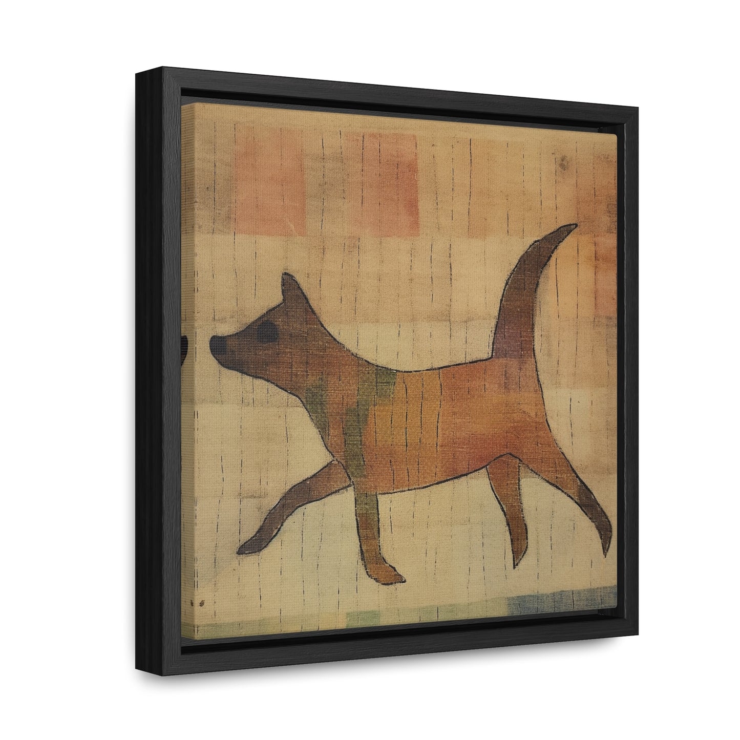 V Dog 6, Gallery Canvas Wraps, Square Frame
