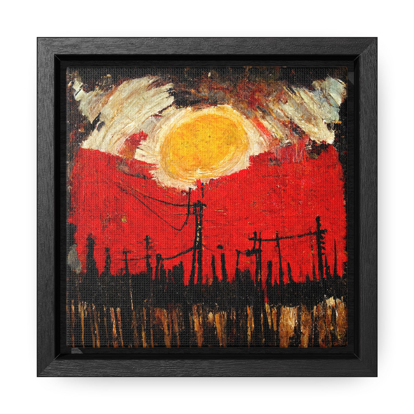 Land of the Sun 37, Valentinii, Gallery Canvas Wraps, Square Frame