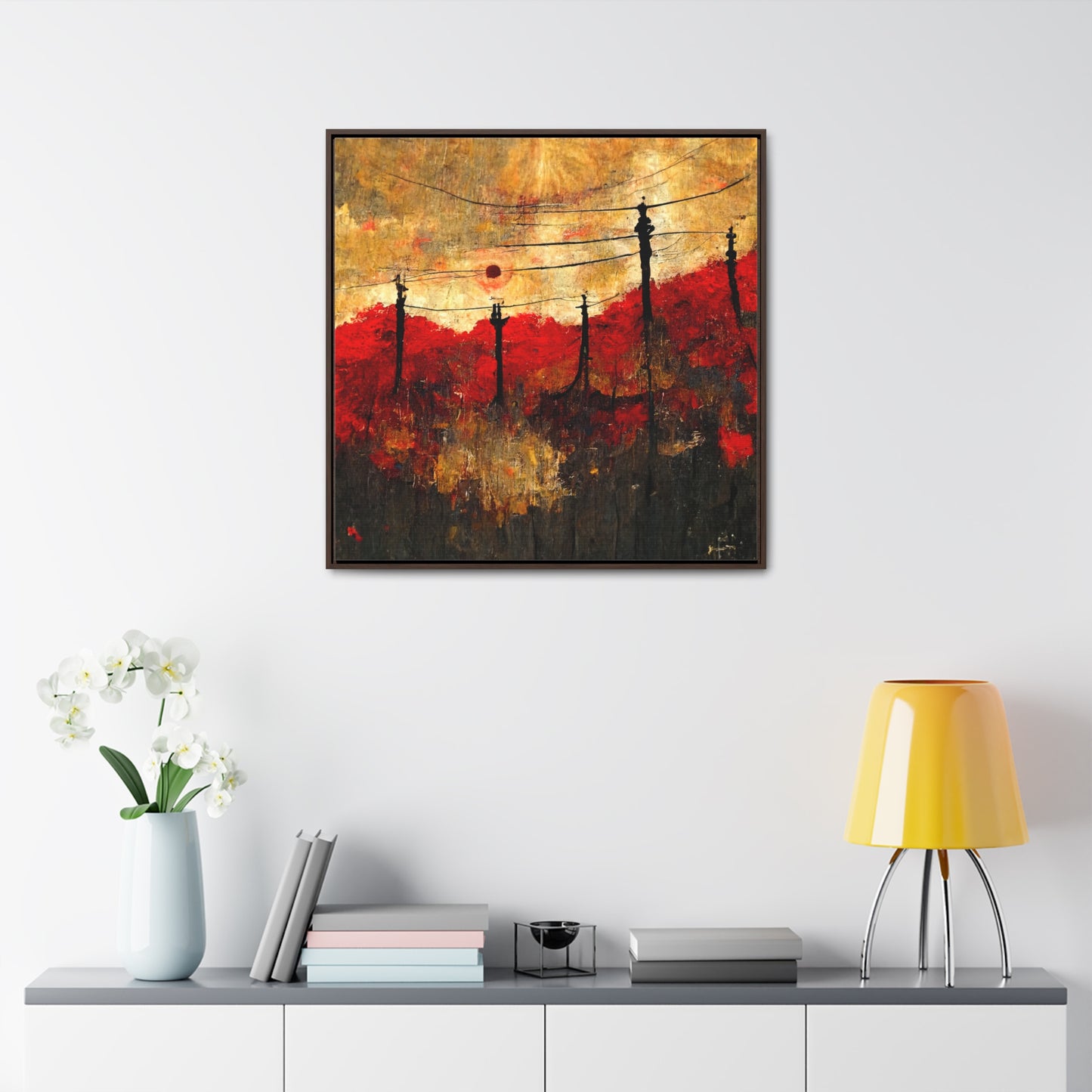 Land of the Sun 24, Valentinii, Gallery Canvas Wraps, Square Frame