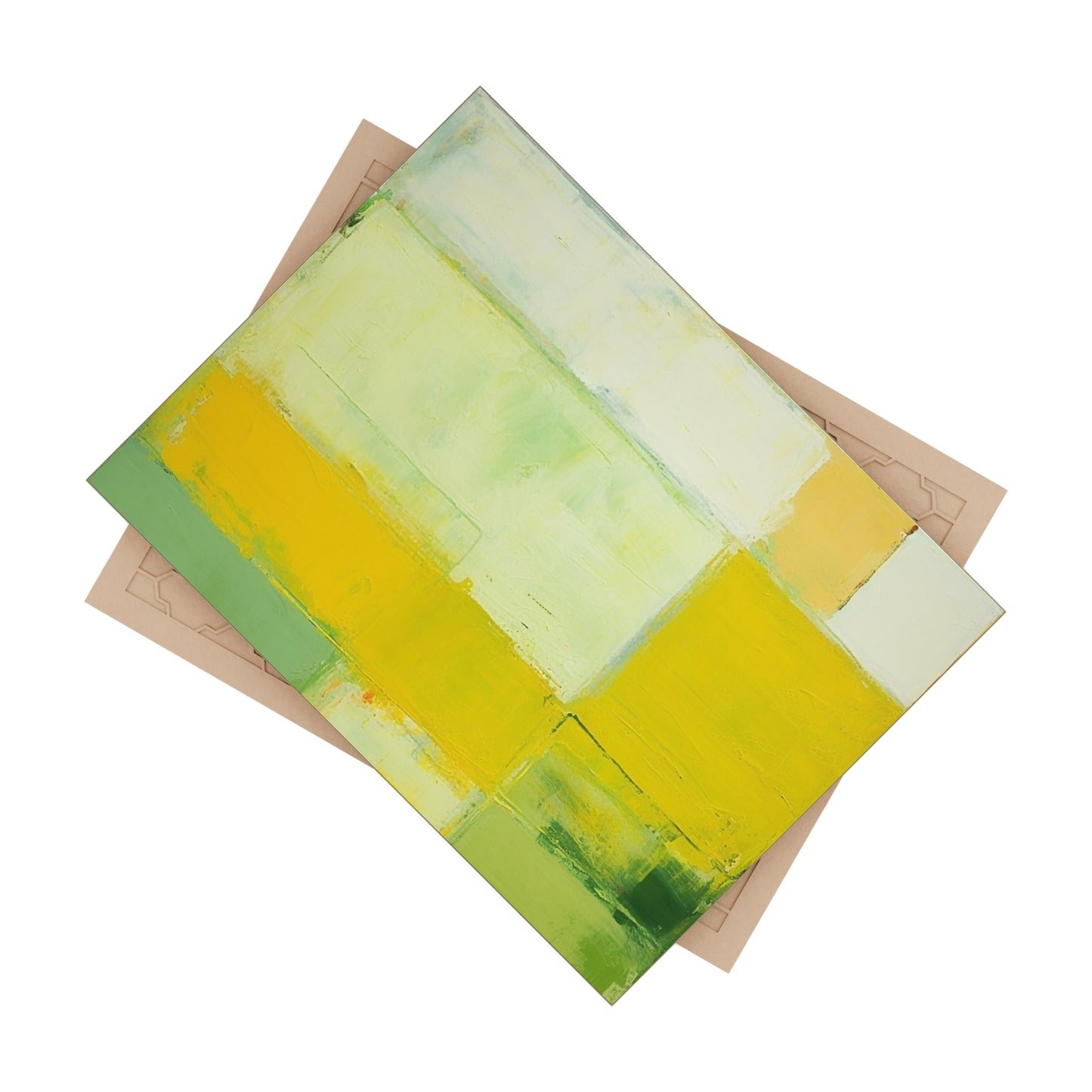 Yellow 10 , Ceramic Photo Tile