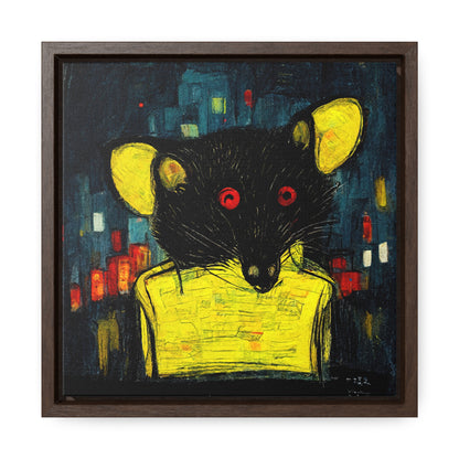 Urban Rat 7, Valentinii, Gallery Canvas Wraps, Square Frame